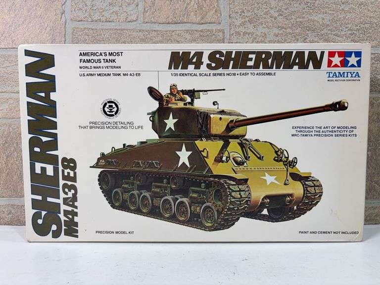 Tamiya M4A3E8 Sherman, MT-118A, 1/35 Scale Model Kit image