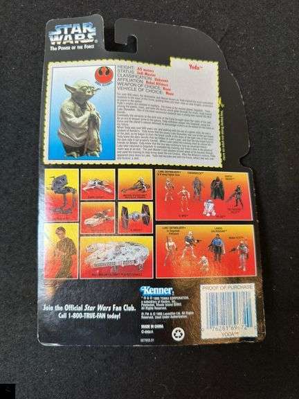 1995 Star Wars Power of the Force Yoda Action Figure - New in Box