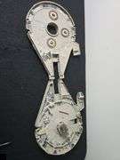 1995 Star Wars Micro Machines Millennium Falcon playset with figurines.