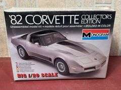 Factory Sealed Monogram '82 Corvette Collectors Edition 1/20 Scale Model Kit #2408