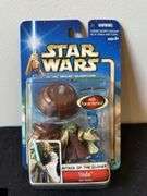 Star Wars Yoda Jedi Master Attack of the Clones Figure by Hasbro (NIB)