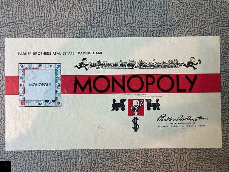 Vintage Monopoly Board (mid-1940’s-1950’s)