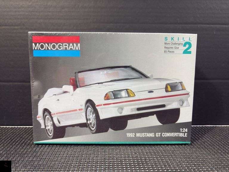 Monogram 1992 Mustang GT Convertible Model Kit - Factory Sealed