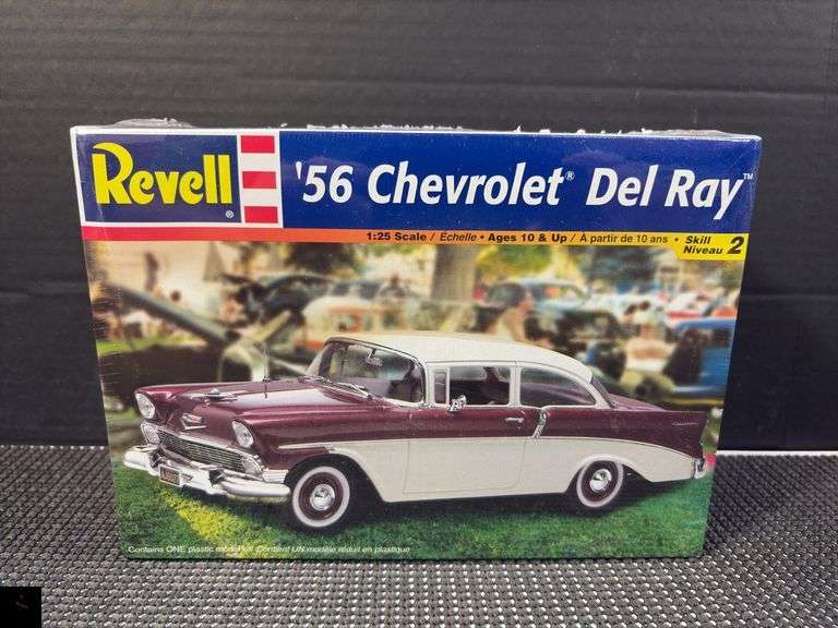Revell '56 Chevrolet Del Ray 1:25 Scale Model Kit #85-2349 Factory Sealed image