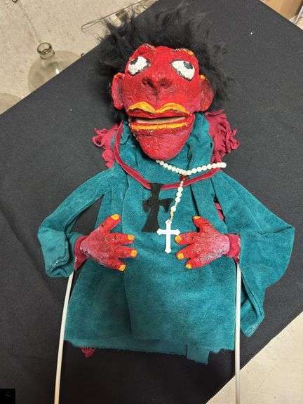 Vintage Handmade Rod Puppet