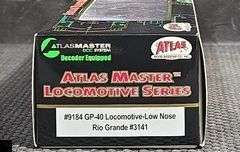 Atlas Master GP-40 Rio Grande Low Nose Locomotive #3141 - Item 9184