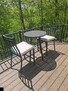 Counter height patio table and chairs
