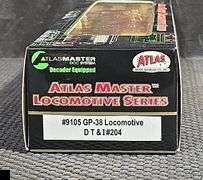 Atlas Master Locomotive Series GP-38 DT&I #204 in Box