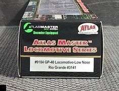 Atlas Master GP-40 Rio Grande Low Nose Locomotive #3141 - Item 9184