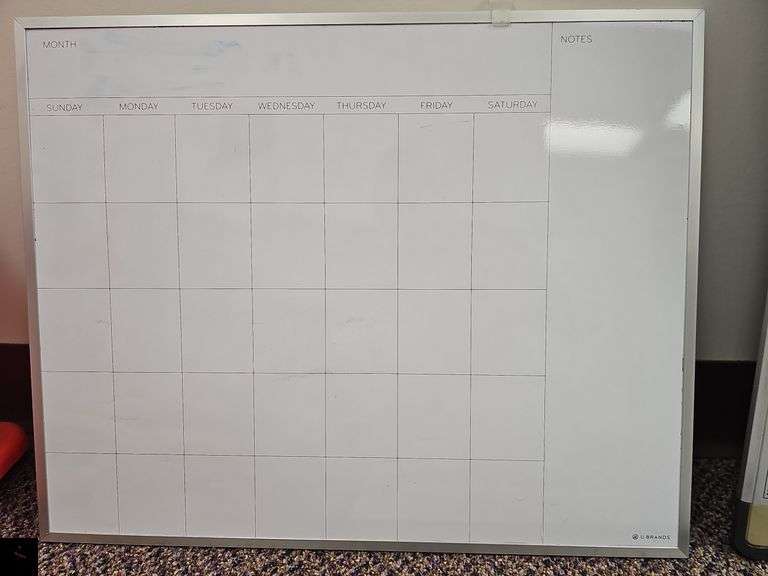 Three dry erase boards