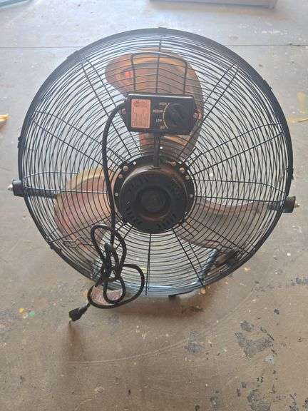 Deluxe 3 speed shop fan