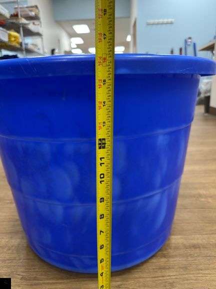 Large Heavy Duty Round Plastic Bin
