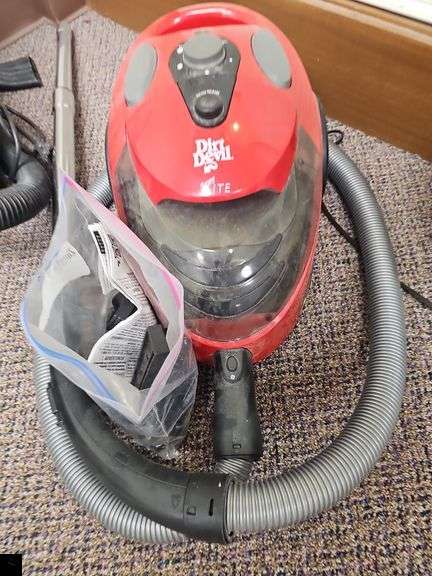 Dirt Devil easy light vacuum with attachments