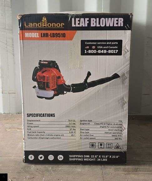 Landhonor Leaf Blower LHR-LB9510
