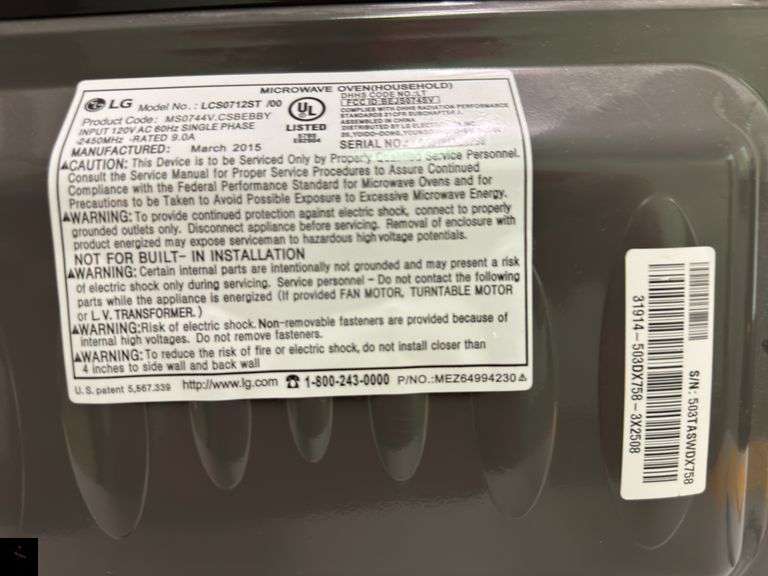 LG Microwave