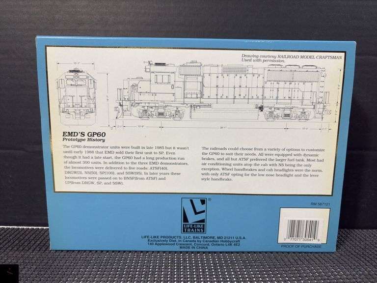 Proto 2000 Series GP60 Locomotive SLSW 9663