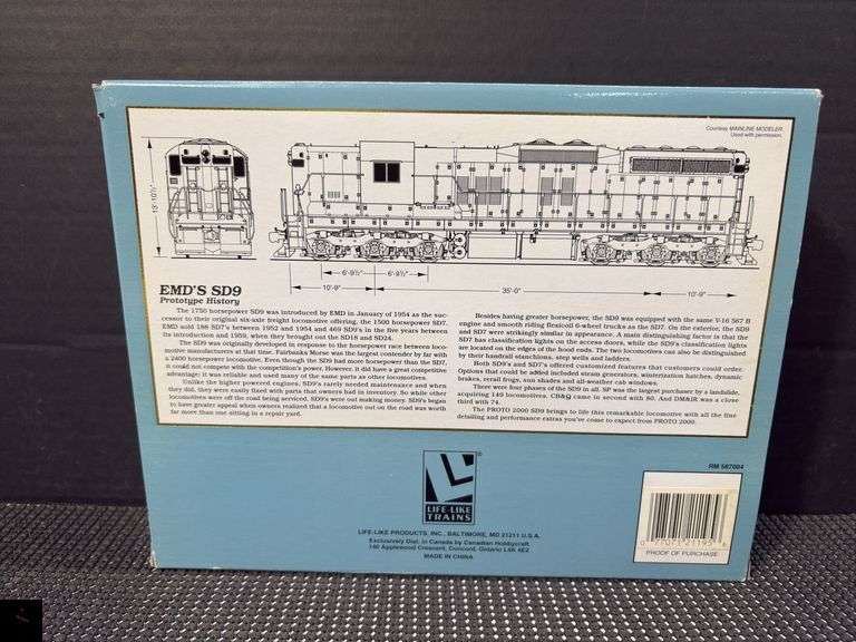 Proto 2000 Series SP 5378 SD9 Locomotive w/ Dynamic Brake