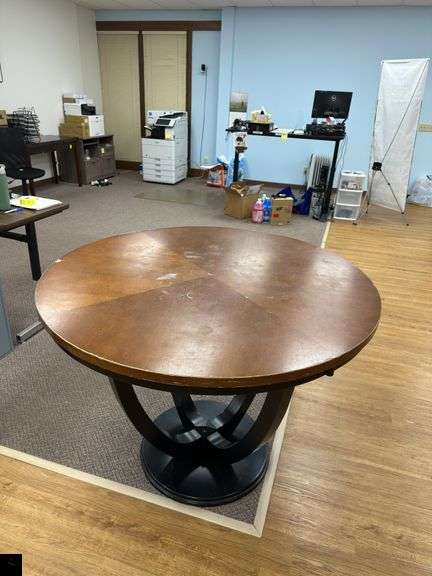 Round Wooden Dining Table