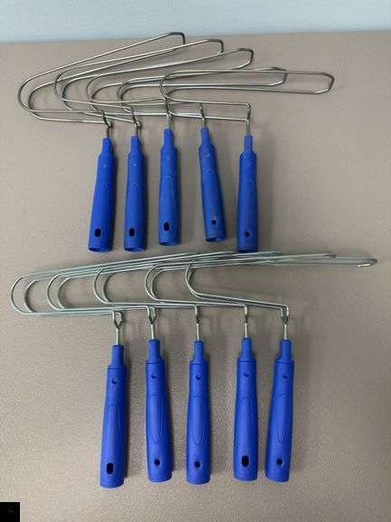 Collection of 10 paint roller frames