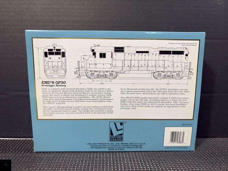 Proto 2000 Series GP30 Locomotive L&N 1036 - HO Scale