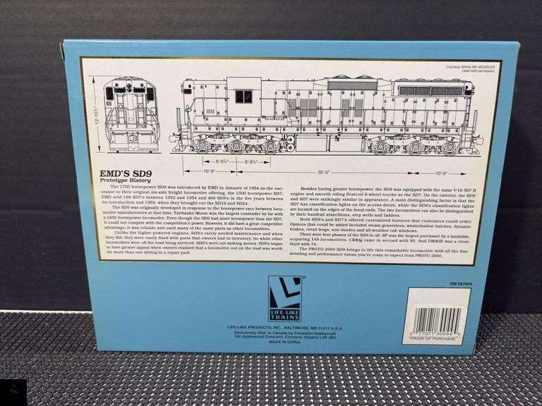 Proto 2000 Series SD9 Locomotive, SP 5442, Item 30044