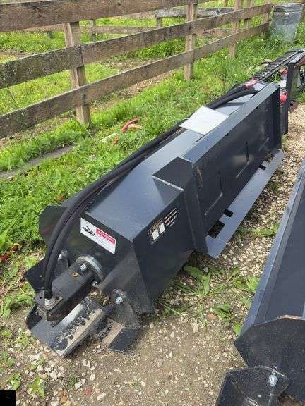 Wolverine TL-12-72W Skid Steer Hydraulic Rotary Tiller Attachment