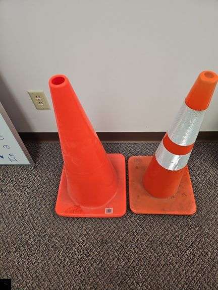 Two Traffic Safety Cones