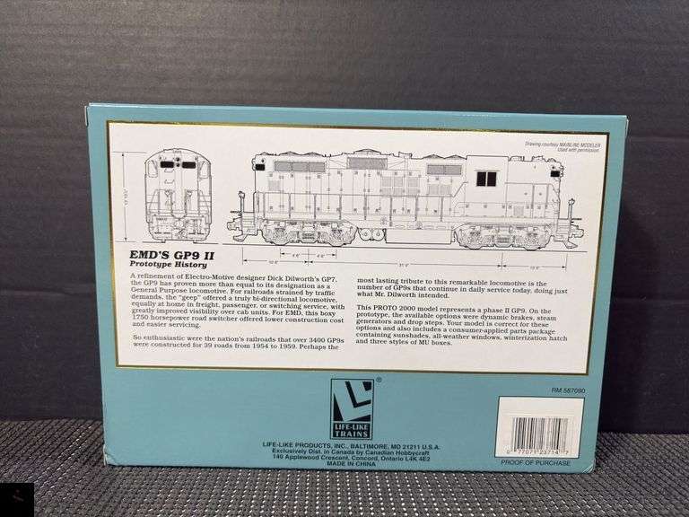 Proto 2000 Series GP9 II HO Scale Locomotive - Western Maryland #32