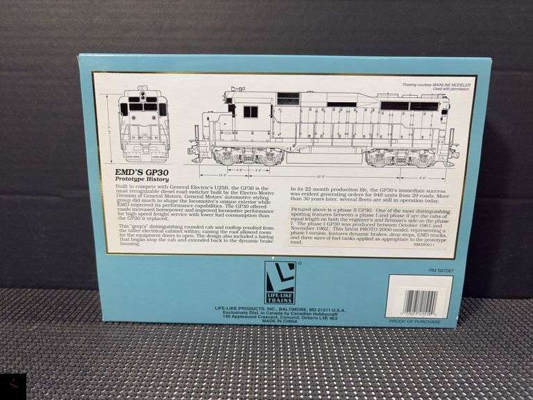 Proto 2000 Series GP30 Locomotive - D&RGW 3005 (HO Scale)