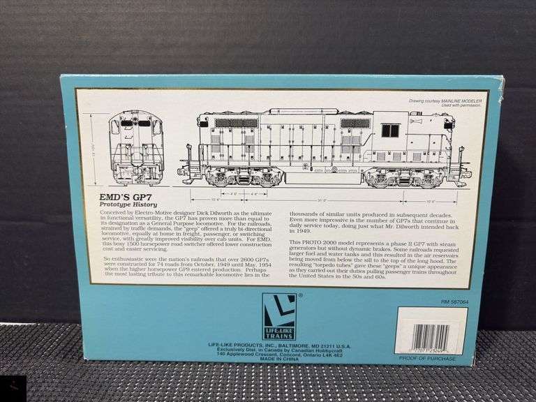 Proto 2000 Series GP7 Locomotive, L&N 514 with Steam Generator