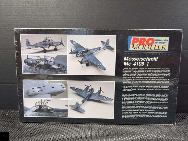 Revell Pro Modeler Messerschmitt Me 410B-1 1:48 Scale Model Kit #5936 - Factory Sealed