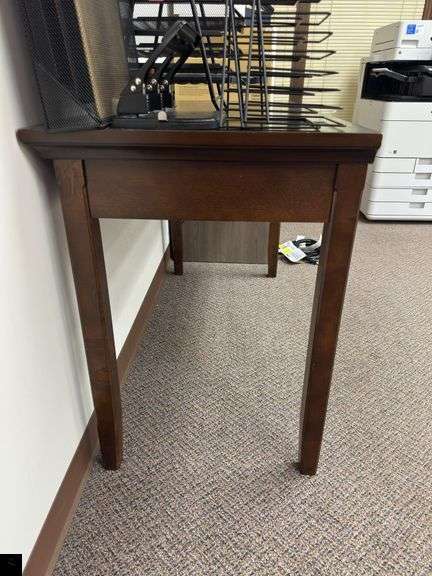 Wooden Table (table only - contents listed separately)