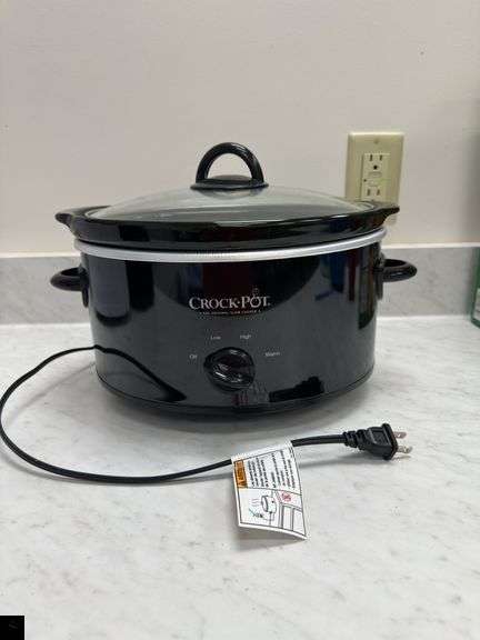 Crock Pot Slow Cooker with Removable Crock