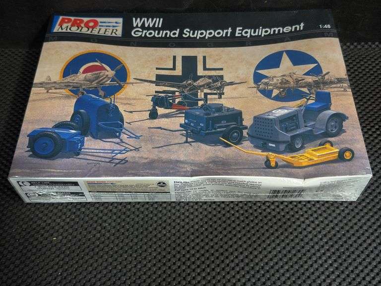 Monogram Pro Modeler WWII Ground Support Equipment 1/48 Scale Model Kit