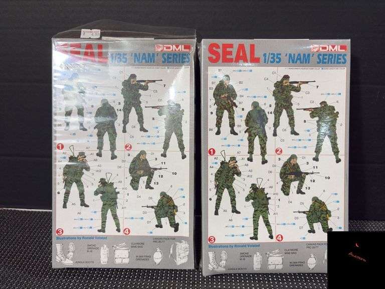 DML SEAL 1/35 'NAM' Series Model Kits #3302 - Lot of 2