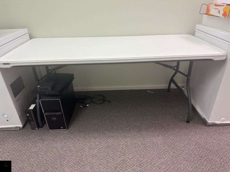 Six-Foot Plastic Folding Table (table only)