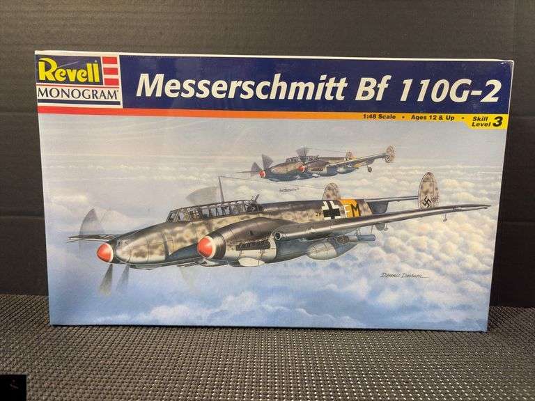 Revell Monogram Messerschmitt Bf 110G-2 1:48 Scale Model Kit #85-5839 - Factory Sealed