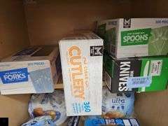 Various disposable kitchen ware