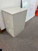 Two Drawer Locking Metal File Cabinet with key