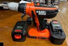 Black and Decker Cordless Drill with battery and charger
