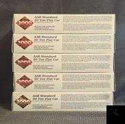 Lot of 5 HO Scale Proto 2000 AAR Standard 50 Ton Flat Car Model Kits