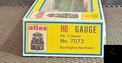 Atlas HO Gauge RS-3 Burlington Northern Diesel Locomotive #4082