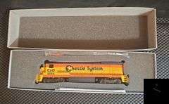 Bachmann Plus B23-7 Chessie #8256 Locomotive in Box