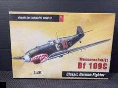Hobby Craft Messerschmitt Bf 109C 1:48 Scale Model Kit - Factory Sealed