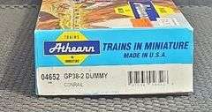 Athearn HO Scale GP38-2 Dummy Conrail Train