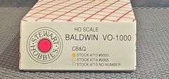 Stewart Hobbies HO Scale Baldwin VO-1000 CB&Q #9353 Locomotive