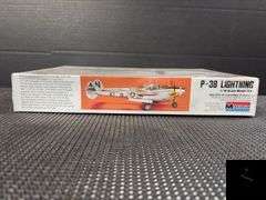 Monogram P-38 Lockheed Lightning 1/48 Scale Model Kit #6848 - Factory Sealed