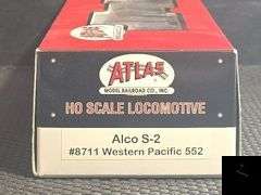 Atlas Alco S-2 No. 8711 Western Pacific #552 HO Scale Locomotive in Box