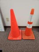 Two Traffic Safety Cones