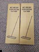 Wet and dry floor dusting flat mop. New in packaging
